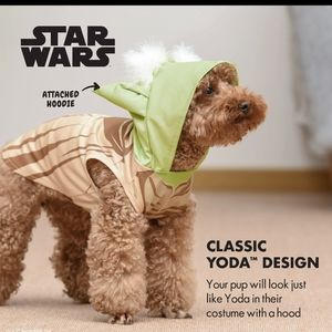 New- Never Worn XL Classic Yoda Dog Costume